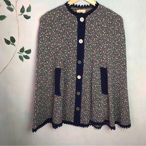 Sears Knit Poncho Sweater